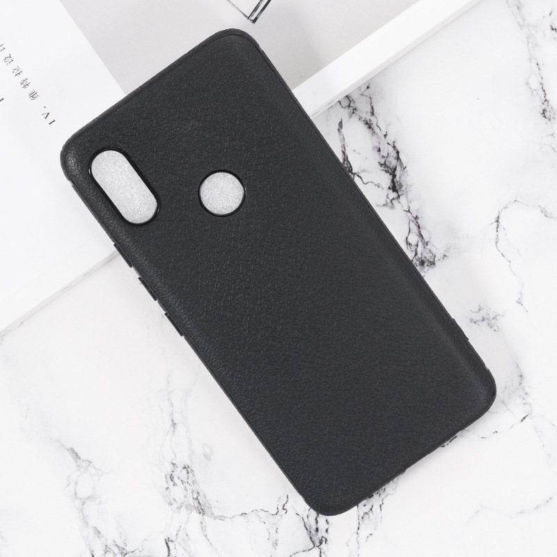 Zwarte zachte siliconen beschermhoes voor umidigi power, zachte tpu-hoes voor umidigi power, goede hoes voor umidigi power.