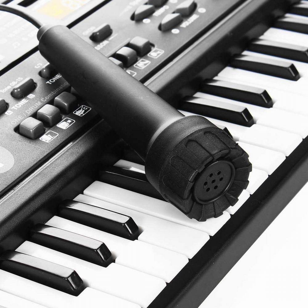 61 tangenter digital musik elektronisk keyboard elektrisk klaver orgel mikrofon sæt