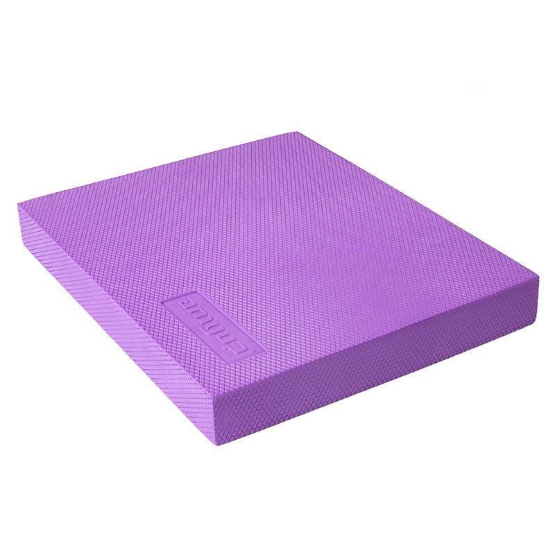 Soft Balance Pad TPE Yoga Mat Foam Exercise Pad Thick Balance Cushion Fitness Yoga Pilates Balance Board for Physical Therapy: Purple