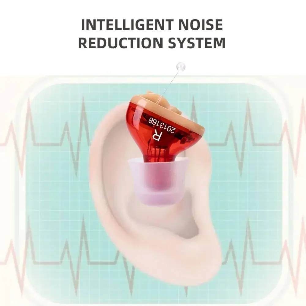 Audífonos Q10 para sordera, audífonos para personas mayores, Micro inalámbrico ajustable, tamaño Mini, audífono Invisible, amplificador de sonido para oreja