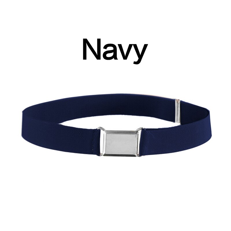 Verstelbare Riem Voor Kids Kinderen Stretch Elastische Canvas Tailleband Jongens Meisjes Gespen Broek Broek Riem Riemen