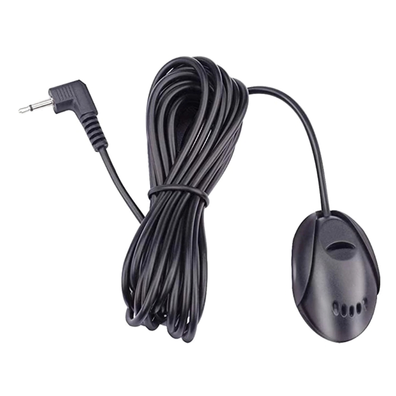 Automikrofoni mini 3.5mm -johdollinen mikrofoni autostereoiden äänijärjestelmään handsfree-äänitykseen dvd-radioon/soittimeen tarrakiinnitteinen minimikrofoni
