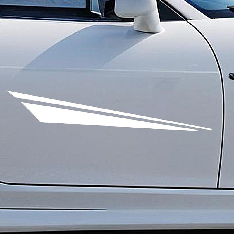 Streifen-Aufkleber für Sportwagen, wasserdichte Motorrad-Aufkleber, Kfz-Aufkleber, leuchtende Farben, starke Haftung, Streifen-Aufkleber