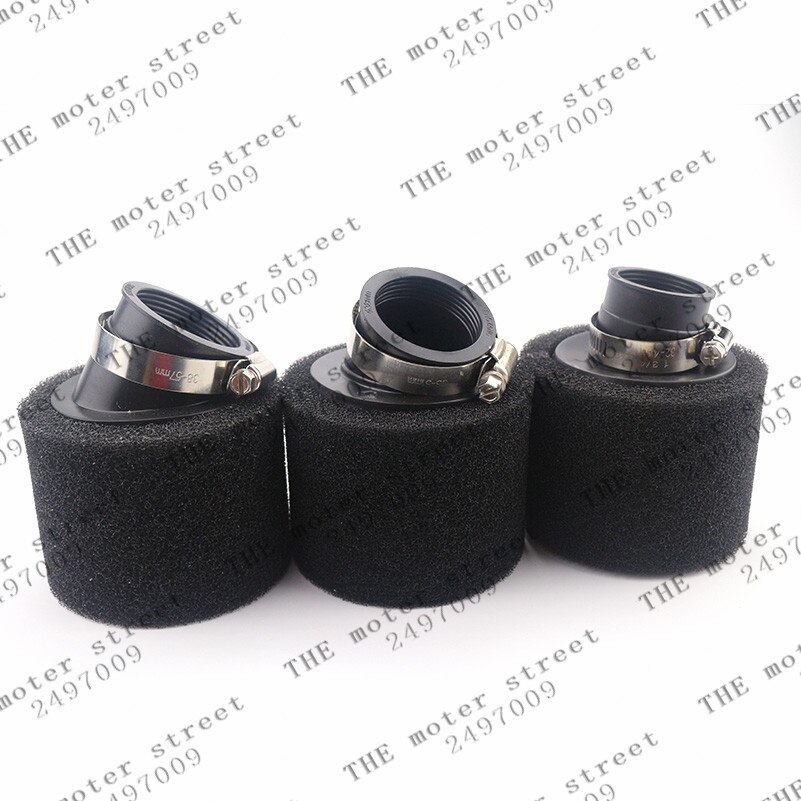 good Neck Foam Air Filter 35mm 38mm 42mm 45mm 48mm Sponge Cleaner Moped Scooter CG125 150cc Dirt Pit Bike Motorcycle