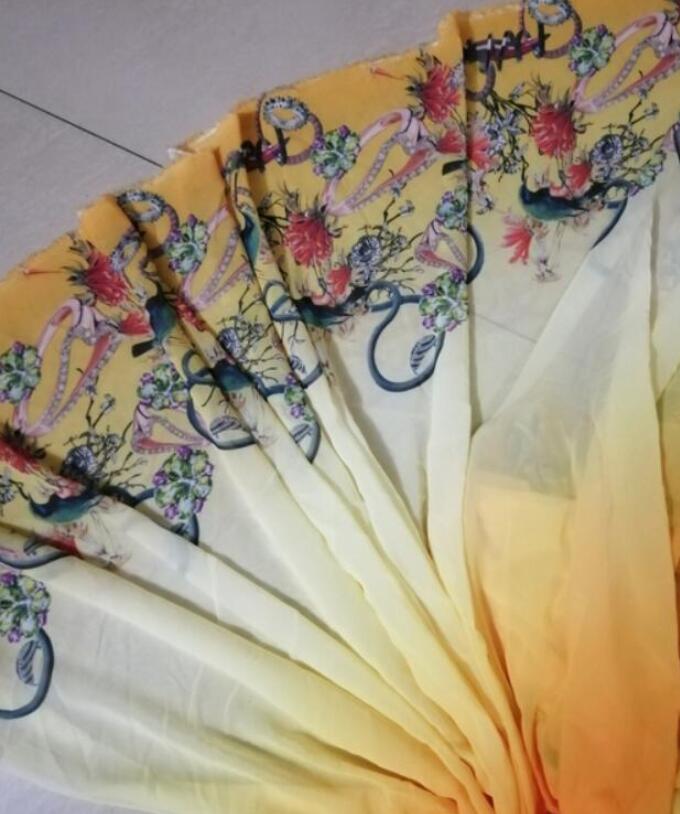 Chiffon fabric Spring and summer printed dress fabric: 20