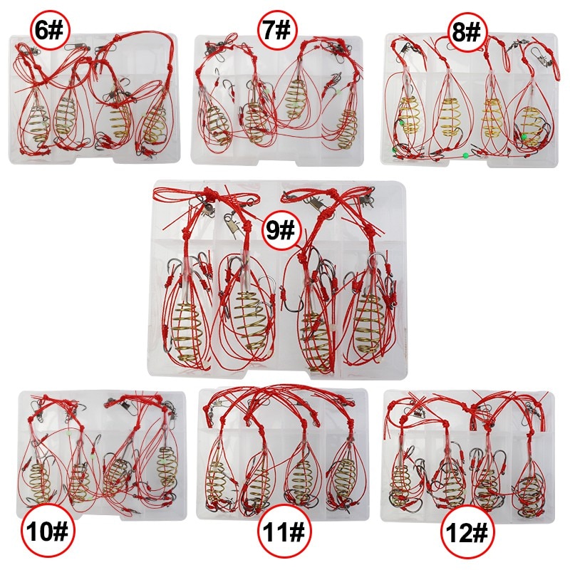 4pcs Explosion Fishook Fishing Hooks Pack Fishing Tackle Fish Hooks High Carbon Steel Fishing Hook Sharp Fishhooks