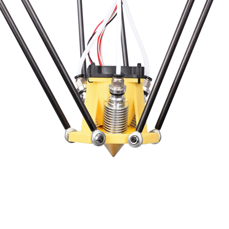 BIQU Brass Diamond Extruder Reprap Hotend 3D V6 heatsink 3 IN 1 OUT Multi Nozzle Extruder 3D printer kit for 1.75/0.4mm
