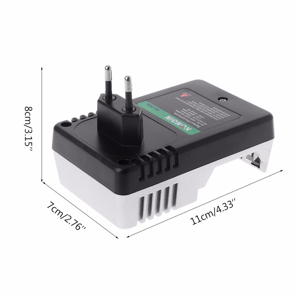 EU Plug AC Wall AA AAA 9V Ni-Mh Ni-Cd Rechargeable Battery Charger