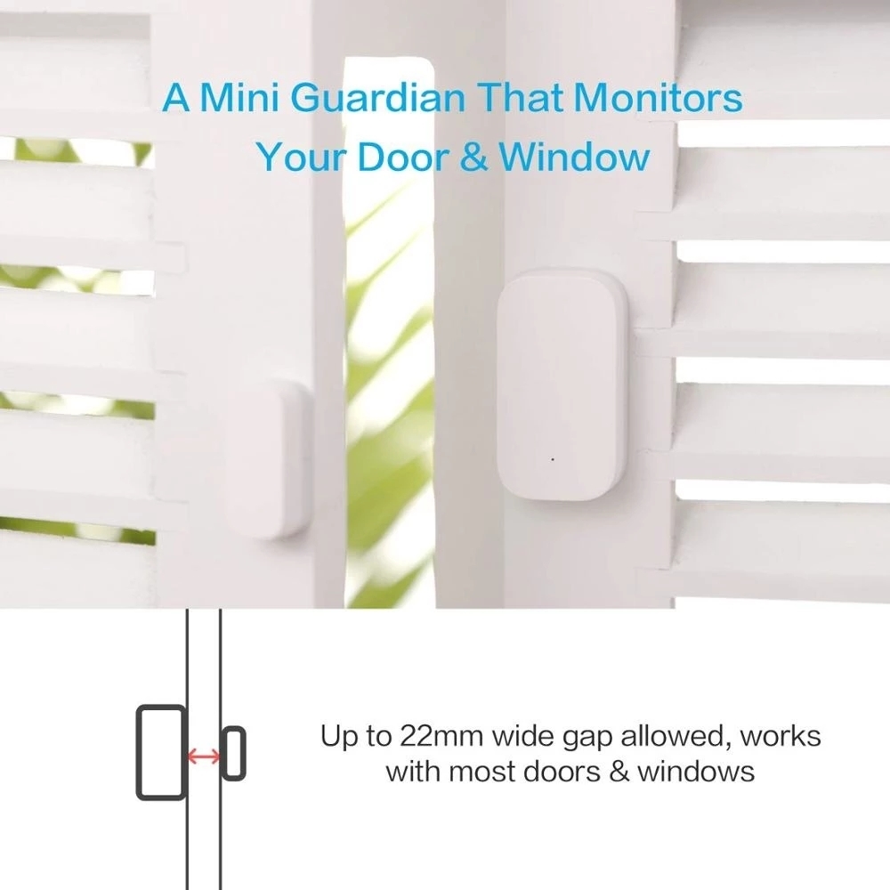 Aqara-Sensor de puerta y ventana Zigbee, conexión inalámbrica, Mini Sensor de puerta que funciona con la aplicación Mi Home para Xiaomi Smart Home
