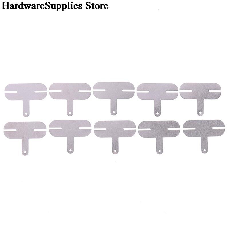 100 PI??CES FEUILLES De Bande De Sangle En Acier Nickel?? Type Y Pour