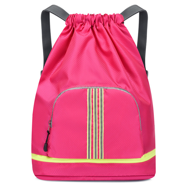Sports Bag Women's Drawstring for Male Large Cycling Basketball Female Weekend Luggage Travel Yoga Backpack Men: Clear