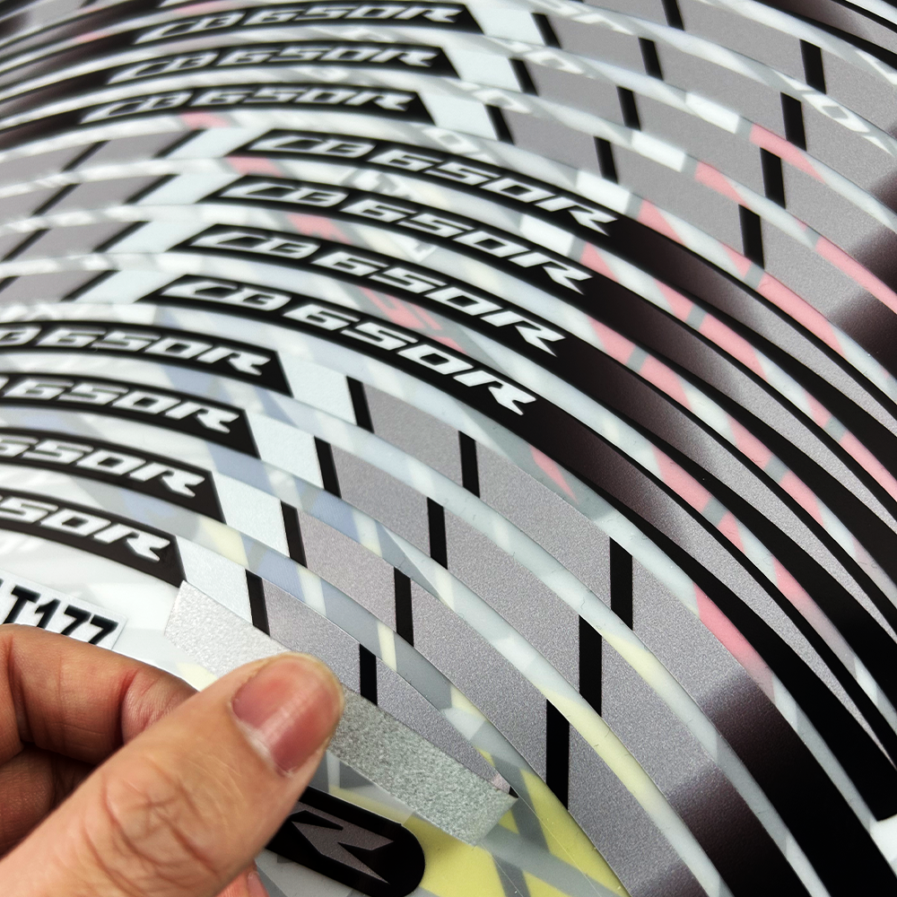 CB650R reflektierender Radaufkleber, Motorradzubehör, wasserdicht fällt nicht ab, spezielles Auto speziell cool CB 650r
