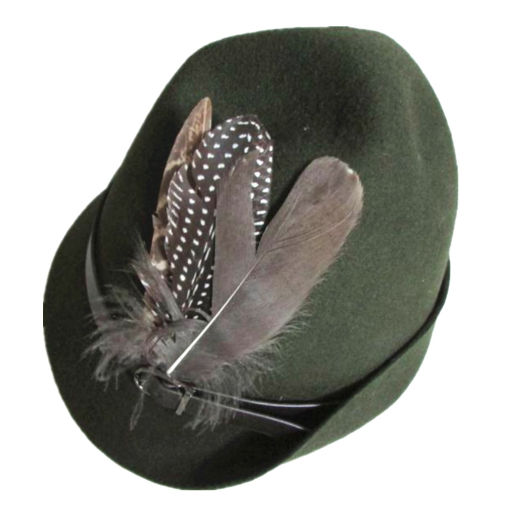 Tyrolean Hat Oktoberfest Wool Bavarian Alpine Felt Hat Chapeau Hat