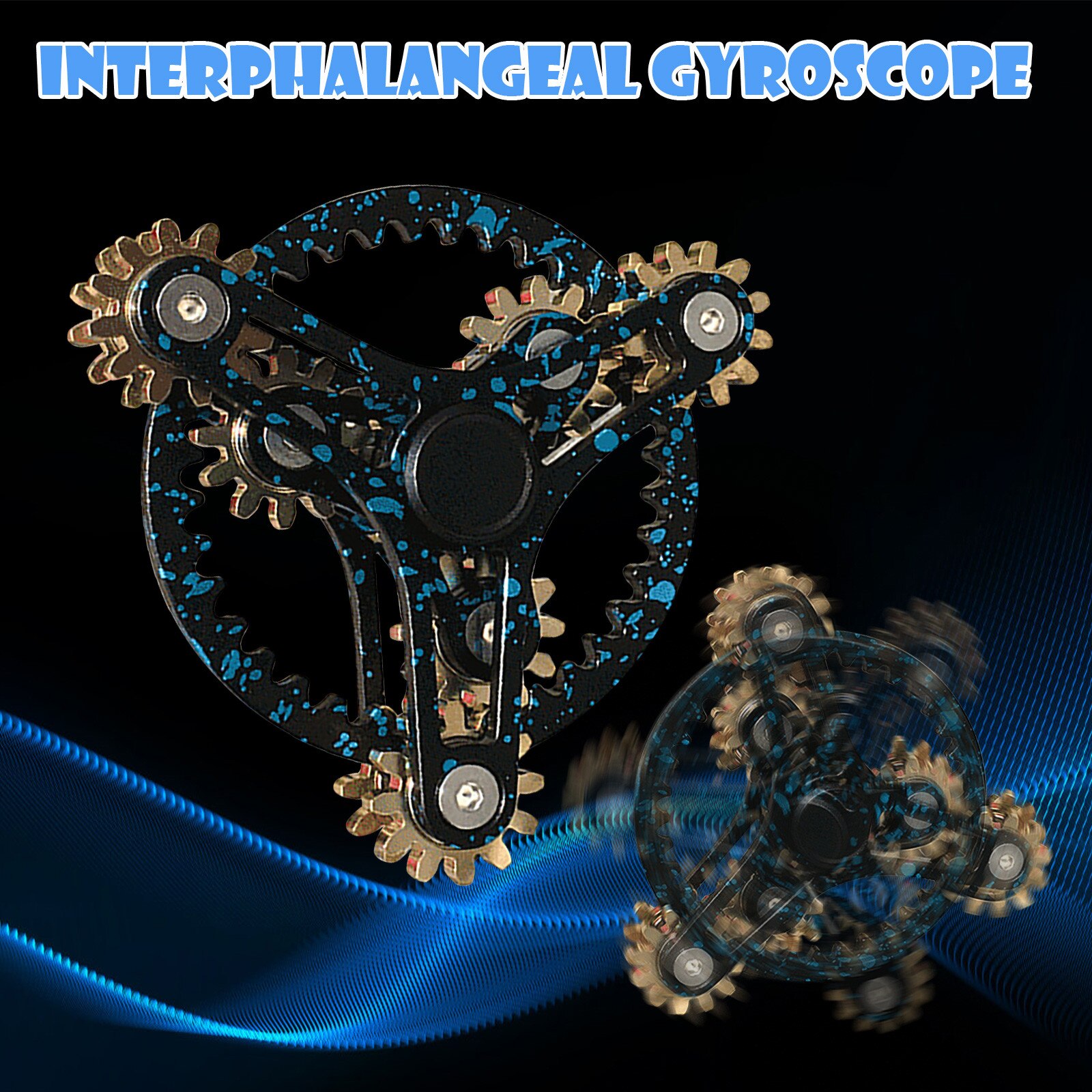 Metal Turntable Gears Fidget Spinner Turntable Bearing Rotating Fingertip Top Decompression Toy Antiestres детские игрушки