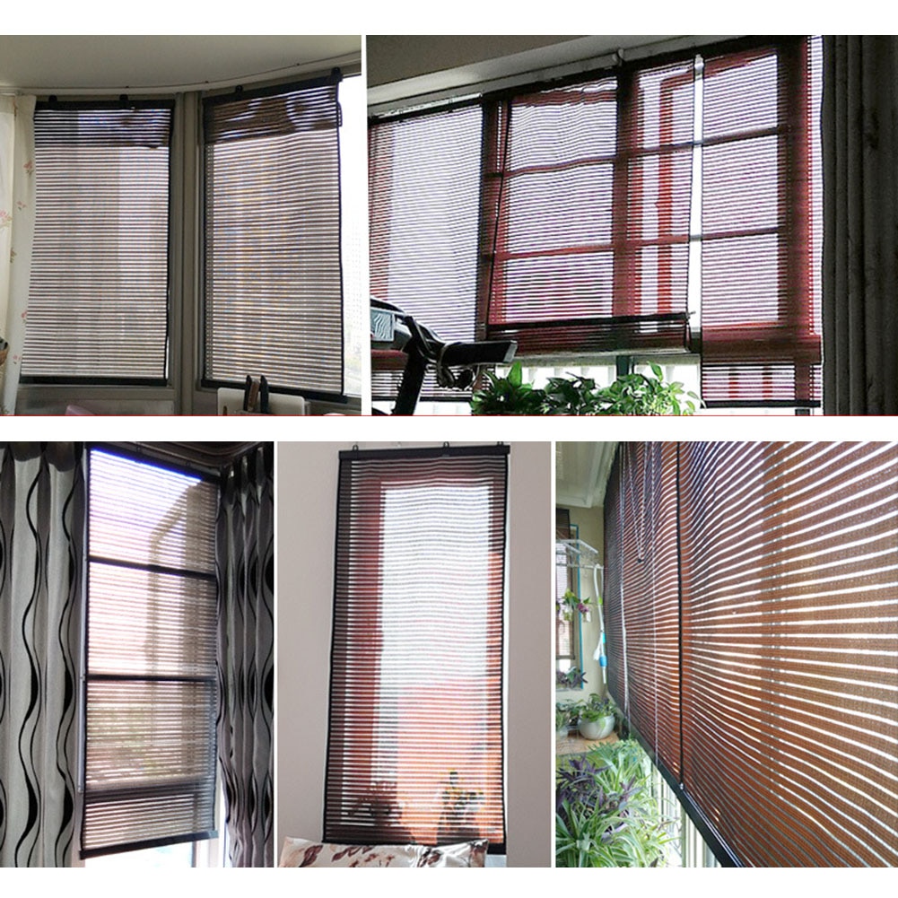 Universal Home Sunscreen roller blinds vertical curtain roll paste wall-mounted blackout curtains shades For Kitchen bathroom