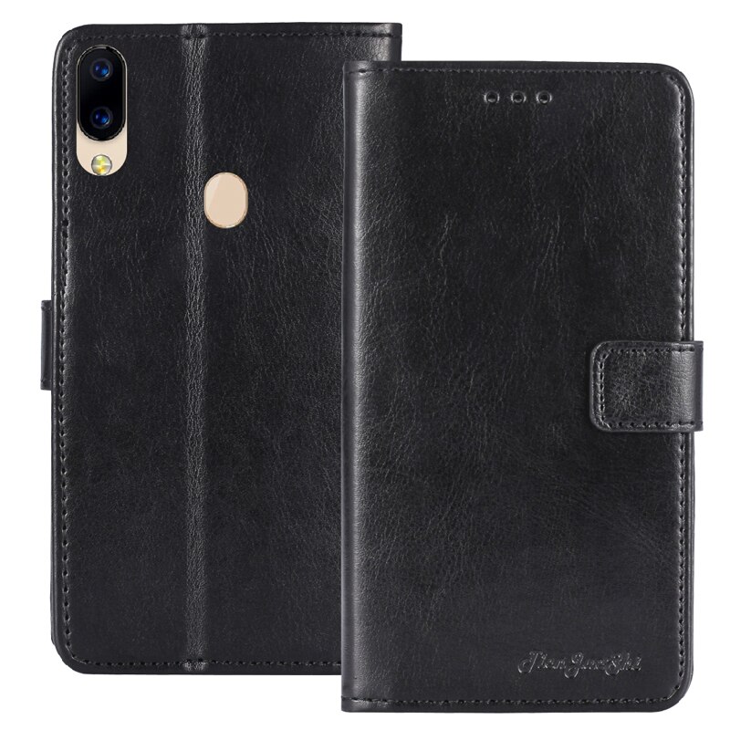 TienJueShi Flip Book estilo duradero funda protectora de cuero para teléfono Archos Oxygen 57 68XL bolsa funda cartera piel Etui