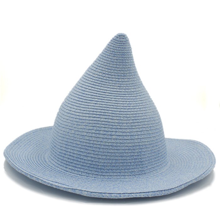 20CM Top Hat Child Kid Gandalf Witch Wizard Cosplay Party Carnival Halloween Braided Rope Ribbon Act Carnival Straw Hat Sun Cap