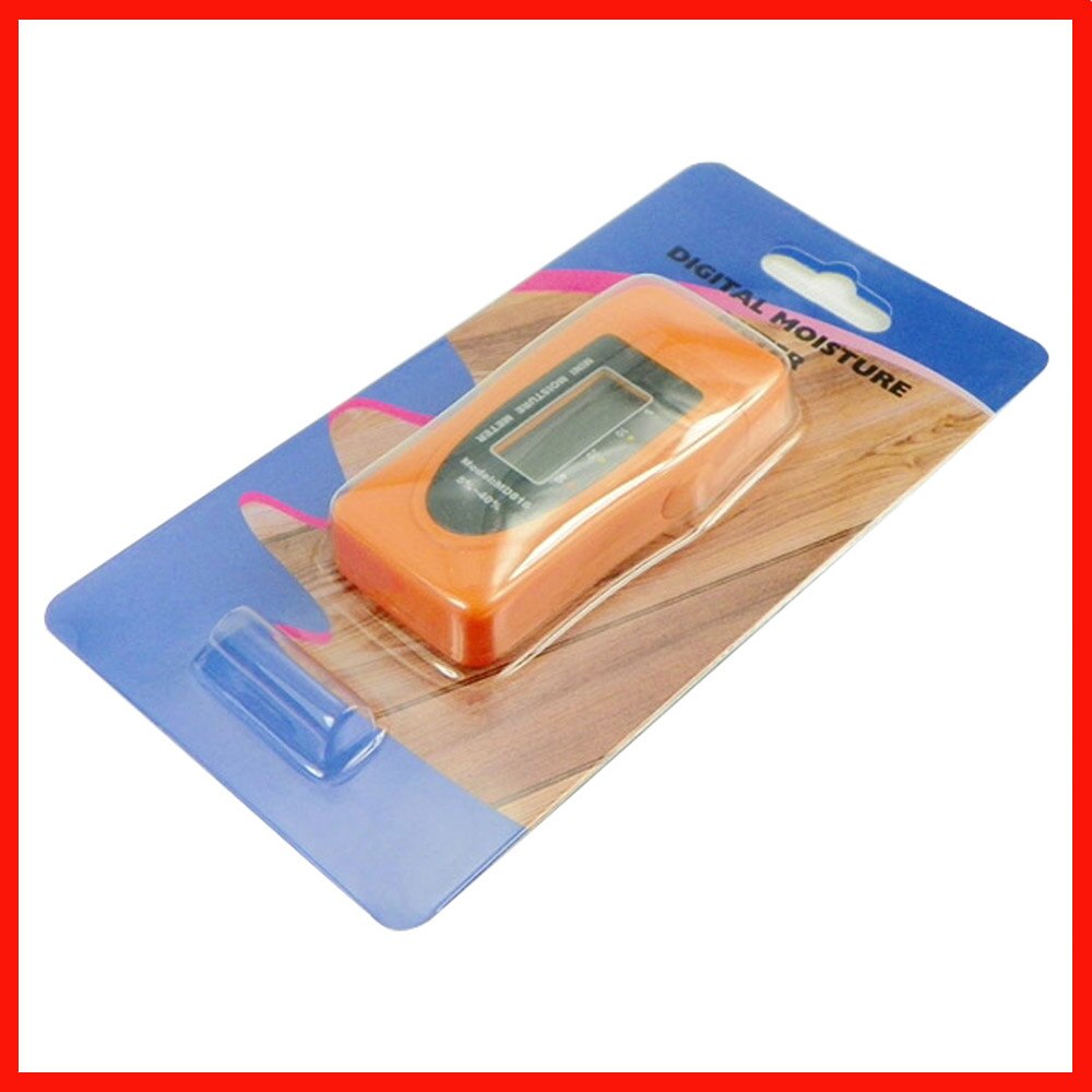 Wood Bamboo Cotton Paper Digital Moisture Meter Tester Timber Damp Detector LCD High Precision MD816