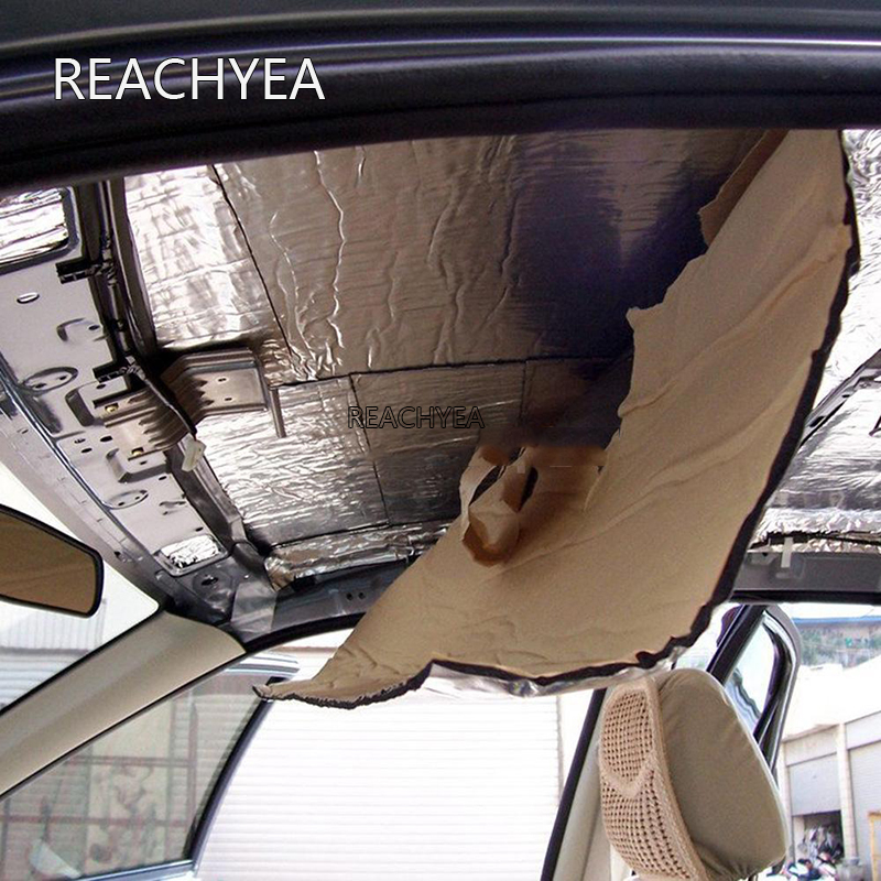 10mm Car Truck Firewall Heat Sound Deadener Insulation Mat Noise Insulation Wool Car Heat Sound Thermal Proofing Pad 100*100cm