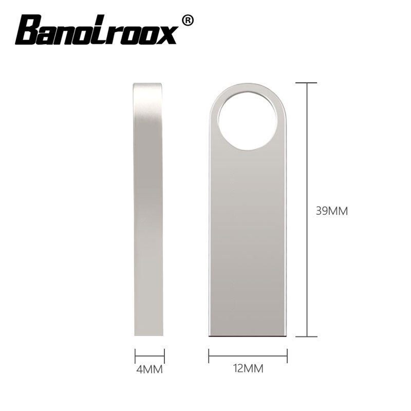 Unidad Flash USB metálico, Pendrive Original de 32gb, 64gb, 128gb, 16GB, 8GB, novedad