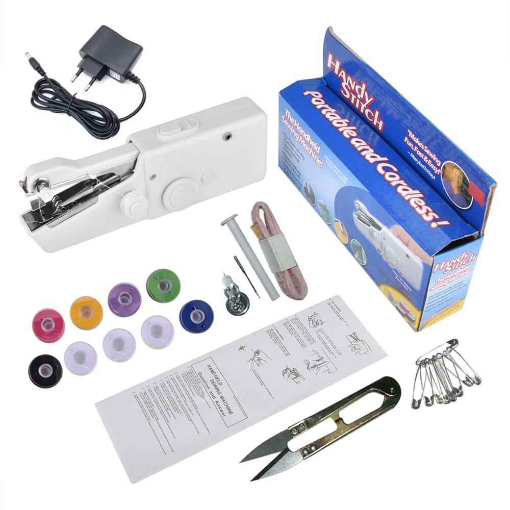 Bag Closer Naaimachine Elektrische Draadloze, Handheld Stitcher W/2 stks Naaien Draad/2600mah Batterij, Handmatig/Automatische Dubbele Tangent, Voor Zak/Woven/Papier/Plastic Zakken