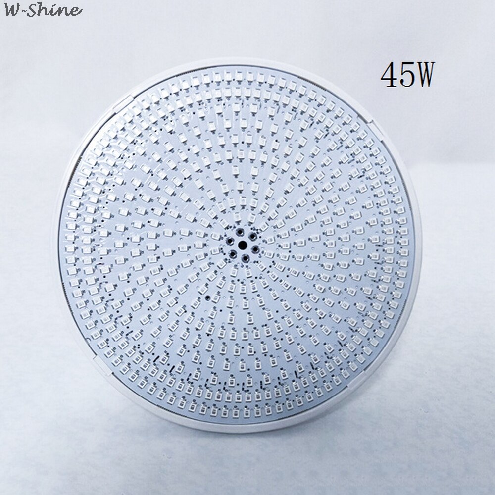 35/45W Swimming Pool Lamp with Remote Control RGB Underwater LED Light Waterproof Submersible E27 Garden Party Pool Lighting: 45W