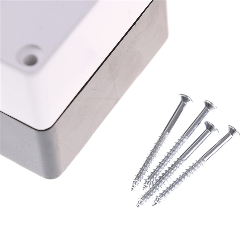 1pcs Plastic Control White Push Button Switch Box Station 1 Switch 22mm Box Push Button Case