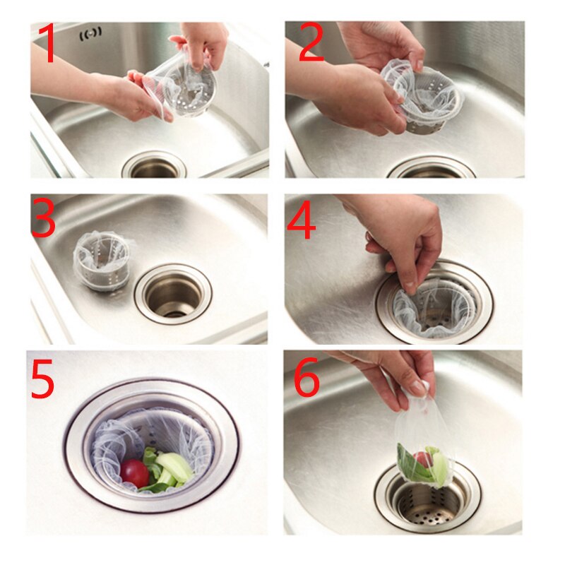 LF Sxsounai 30 pcs Sink Drain Filter Bad Haar Catcher Stopper Trapper Afvoer Gat Filter Zeef voor Badkamer Keuken Toliet