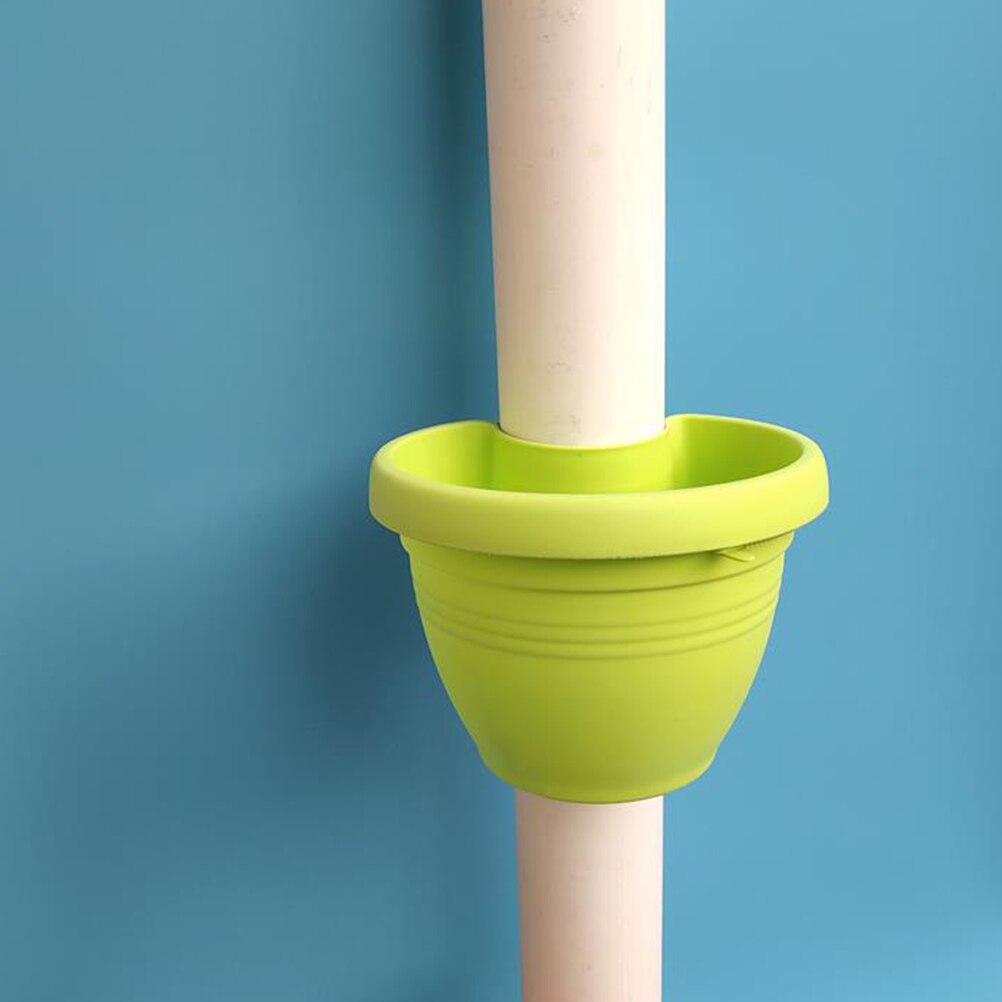 3Pcs/Set Drain Pipe Flower Pots Tubs Gutter Downspout Flowerpot for Plants and Flowers (Size S/L)