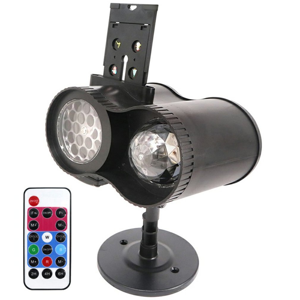 22 pattern outdoor waterproof courtyard LED remote control projection lamp Christmas day Water ripple effect Snow lamp