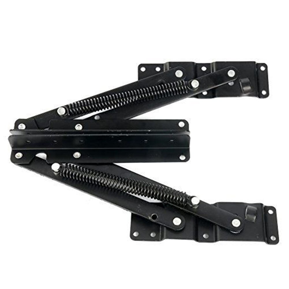 Herrajes para muebles de hierro de Hardware DIY resorte de la bisagra de la mesa de centro fácil de instalar reemplazo fuerte carga de rodamiento plegable levantar arriba