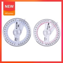 1pcs 360 Degree Measuring Tool Pointer Protractor Craftsman Tekentafel Supplies Painting Tool Office Verstelbaar Stationery C3G2
