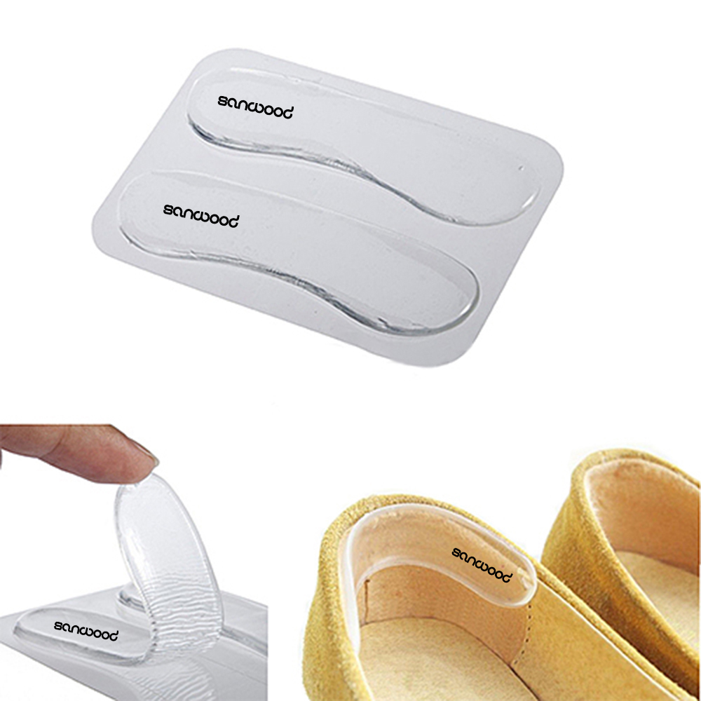 Silicone Gel Heel Cushion Protective Foot Care Shoe Insert Pad feet Care accessories Shoe Insert Pad Insole Protect for shoes