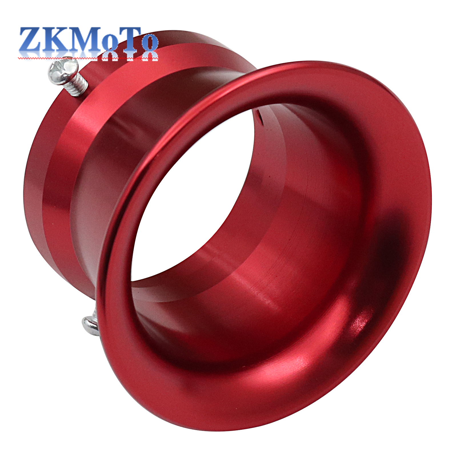 50Mm Motorfiets Luchtfilter Windhoorn Beker Trompet Voor Keihin Pwk Oko Mikuni 21Mm 24 26Mm 28Mm 30Mm Pe28 30 Carburateur Enz: Rood