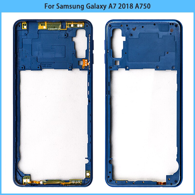 A750 Midden Frame Voor Samsung Galaxy A7 A750F SM-A750 Mid Frame Panel Achter Plastic Behuizing Case Panel Vervanging onderdelen