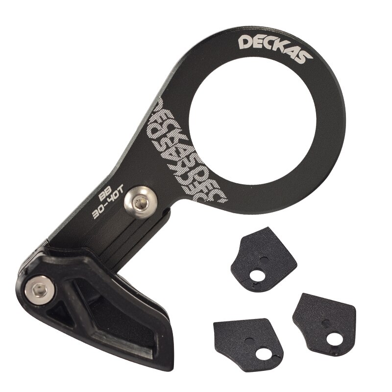 DECKAS Bike Chain guide MTB Bicycle chain guide 1X System ISCG03/ISCG05/BB mount CNC Single Speed Wide Narrow Gear Chain Guide: BB Black