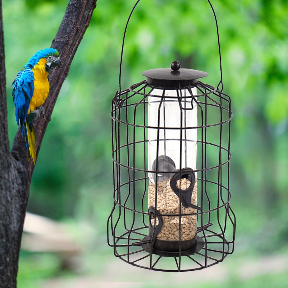 Bird Feeder Large Outdoor Iron Cage Wild Bird Feed... – Grandado