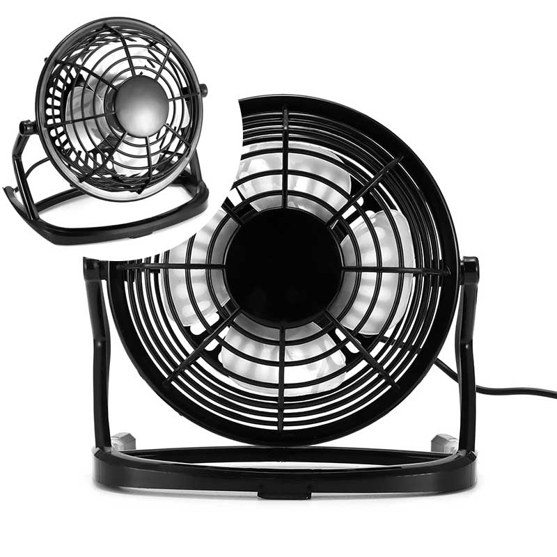 Usb genopladelig klips desktop/bord ventilator mini bærbar klemme ventilator roterende ventilator med luftkøler ventilator