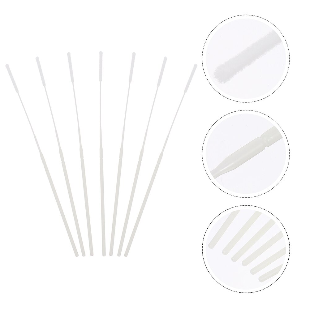 25pcs Specimen Collection Swabs Flocked Nasal Swabs Disposable Nasal Swabs