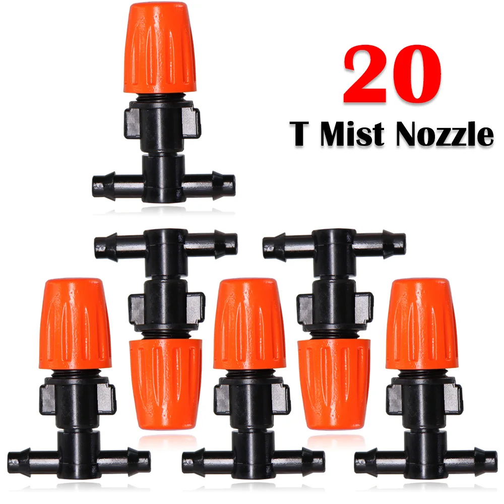 10-50m orange justerbare tågevandingssystem automatisk havevanding kølesæt 1/4 '' pvc hovedledningsslange have: Marine blå