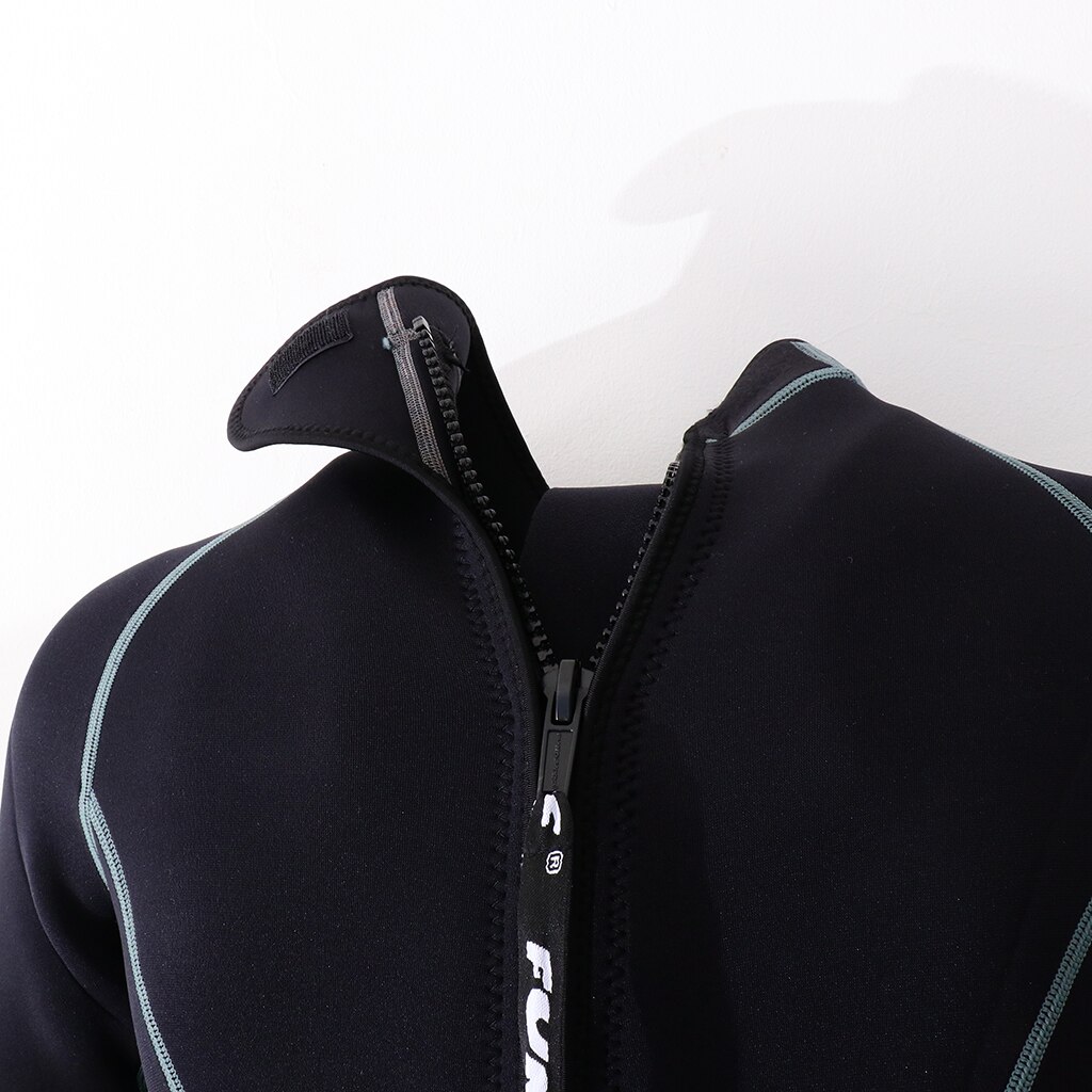 Full-body Men Wetsuits 3mm Skins Diving Suit Breathable Surfing Swimming Longsleeve For Diving Snorkeling & Swimming Black