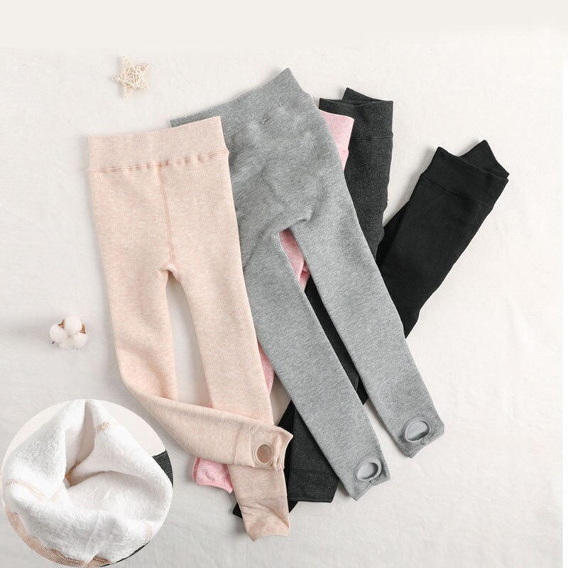 Kindermeisje baby baby kousen 3-8 jaar meisjes panty's kinderen katoenen broeken schattige peuter winter warme panty's