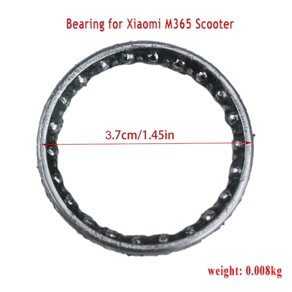 2pcs Electric Scooter Bearing Silver Spare Parts Scooter Accessories For Xiaomi M365 Electric Scooter