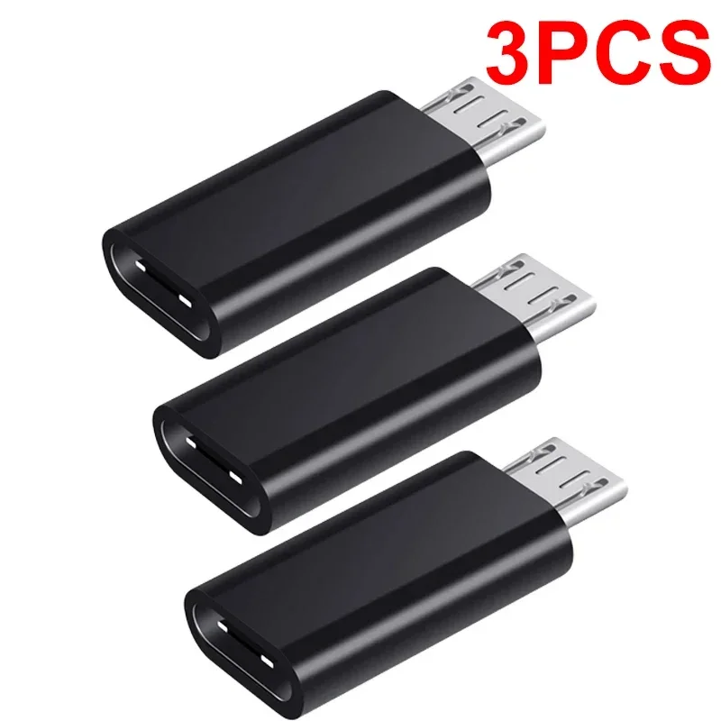 10-1PCS Phone Adapters Type C Female To Micro USB Male Converters for MacBook Tablet Laptop Samsung Micro To USB C Connector: Rose Gold