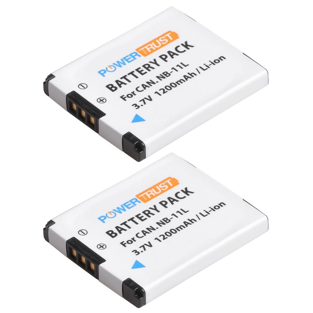 Batterie 11LH NB-11L et chargeur USB rapide, pour appareil photo Canon PowerShot Elph 110/130/150 IS/190 IS/350 HS,A2600 IS,A4000 IS,SX400 IS: 2x Batteries