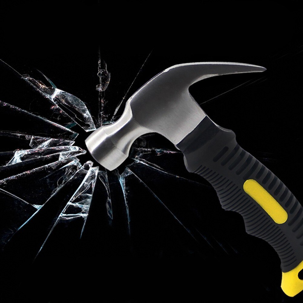 Mini Stubby Claw Hammer 8OZ Nail Hammer Tool Steel Woodworking Striking Tools Fiberglass Handle Nails Tool