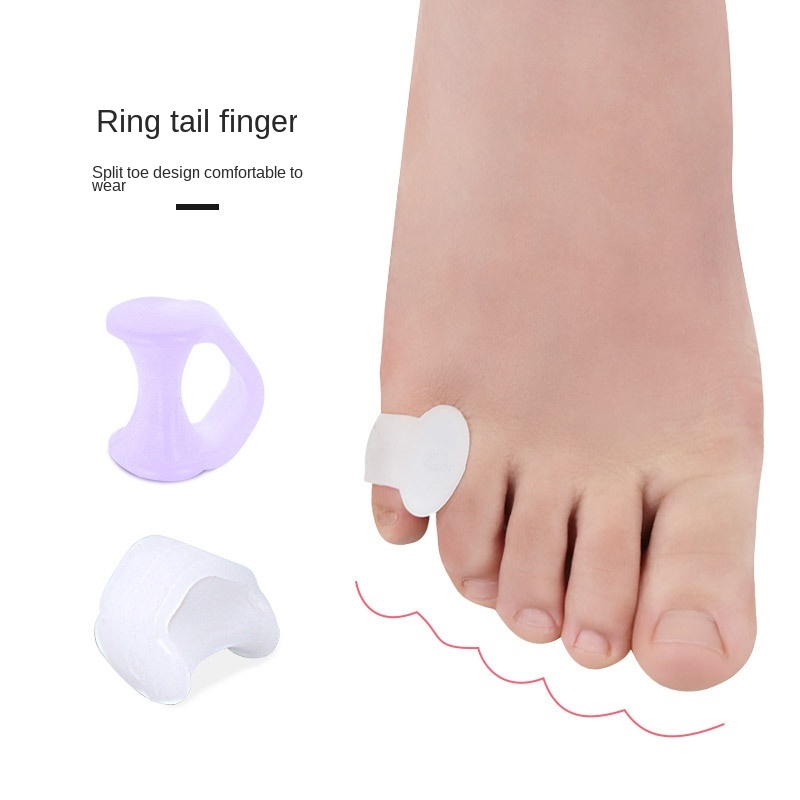 Tail Finger Ring Toe Divider Thumb Orthosis Eversion Separator Nursing Pad Toe Overlap Toe Separator