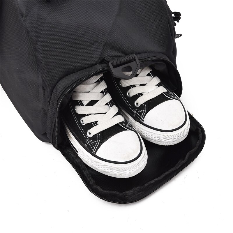 Women Sports Bag Gym Men Fitness Waterproof Outdoor Separate Space For Shoes Pouch Rucksack Hide Backpack T60