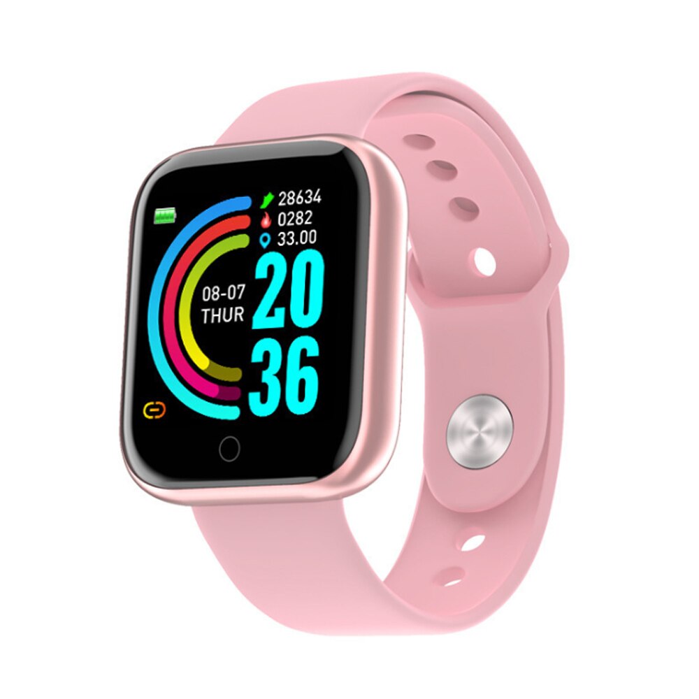 Smart ur kvinder mænd smartwatch til android ios elektronik smart ur fitness tracker silikone rem smart ur timer: 3