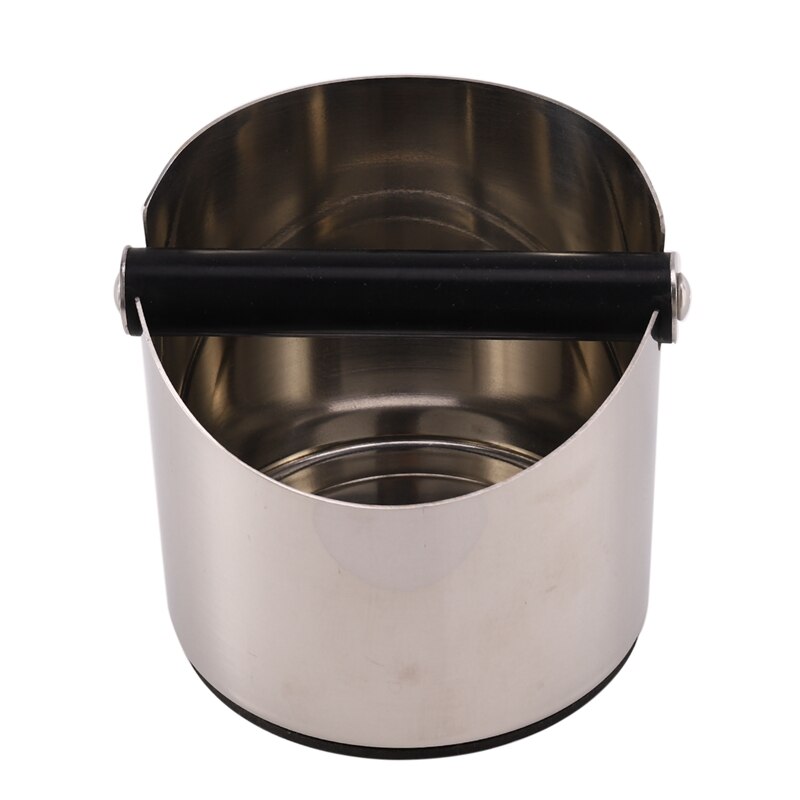 Stainless Coffee Tamper Knock Box Deep Bent Coffee Slag Isn'T Splash Manual Coffee Grinder Coffee Accessories: Default Title